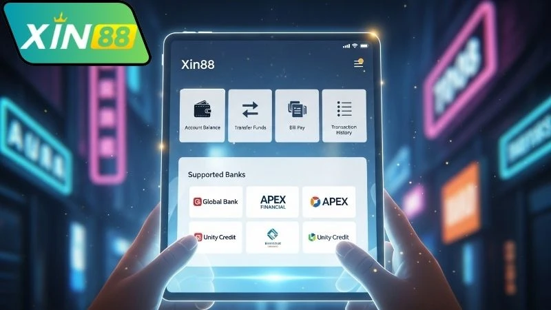 Xin88 hỗ trợ ngân hàng nào &#8211; Hướng dẫn nạp rút an toàn
